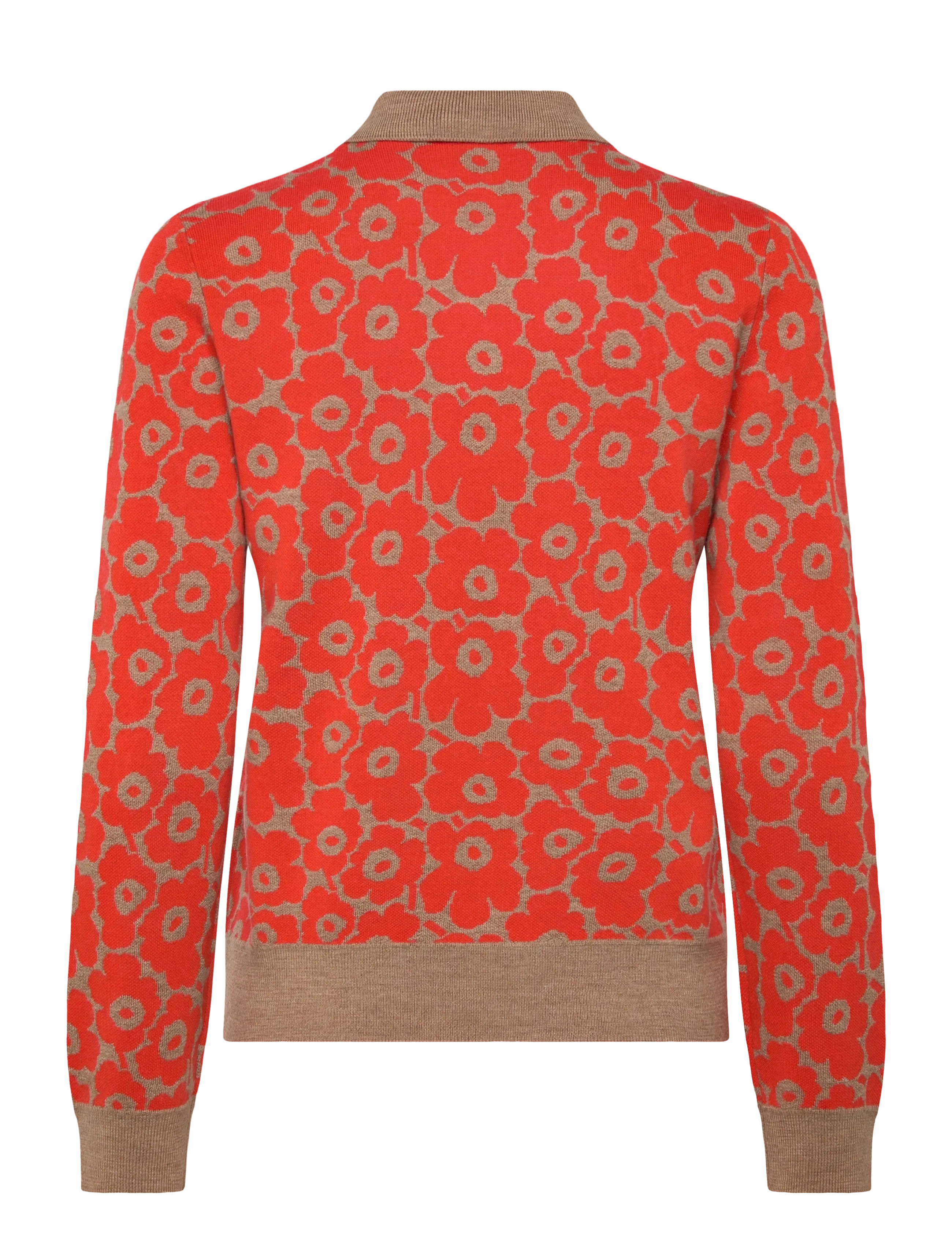 Marimekko - SPORTTI UNIKKO - sweaters - dark orange, beige - 2