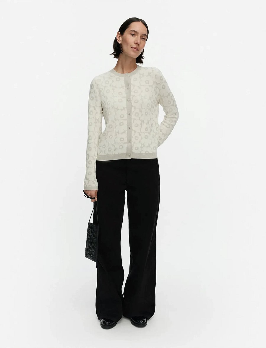 Marimekko - ARVAUS UNIKKO - kardiganid - off-white, light grey - 0