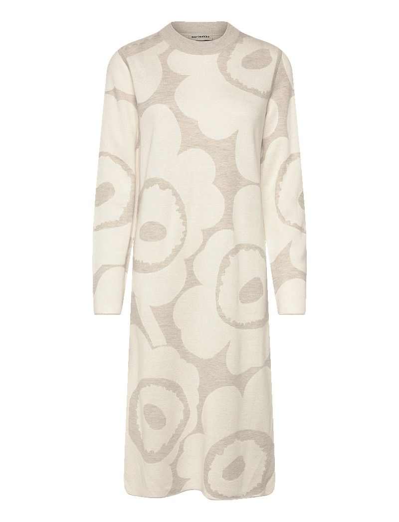 Marimekko - ENNALLAAN UNIKKO - stickade klänningar - off-white, light grey - 1