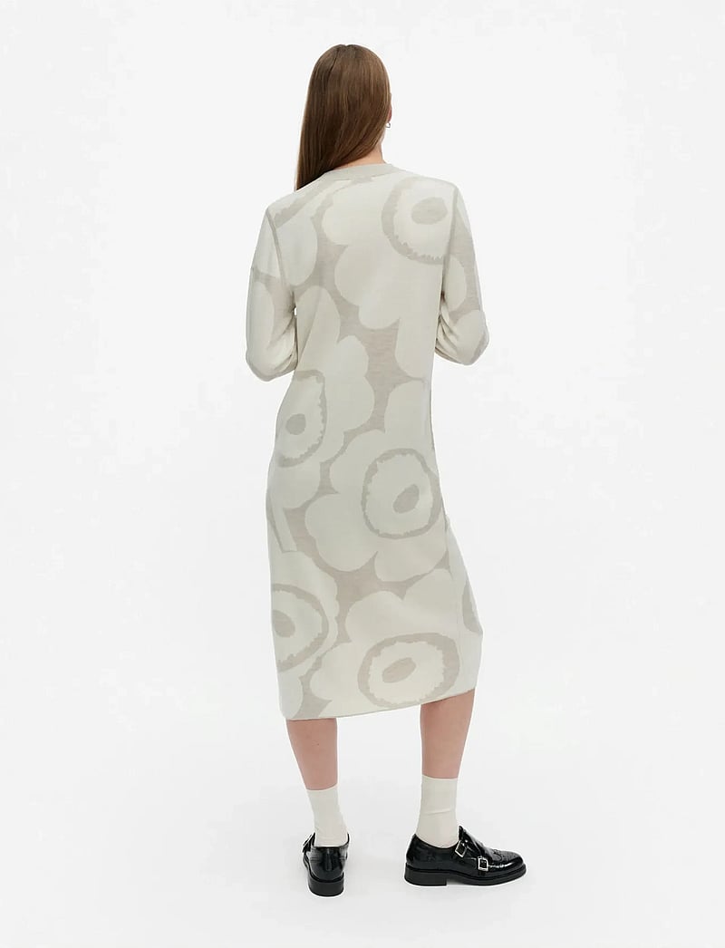 Marimekko - ENNALLAAN UNIKKO - stickade klänningar - off-white, light grey - 3