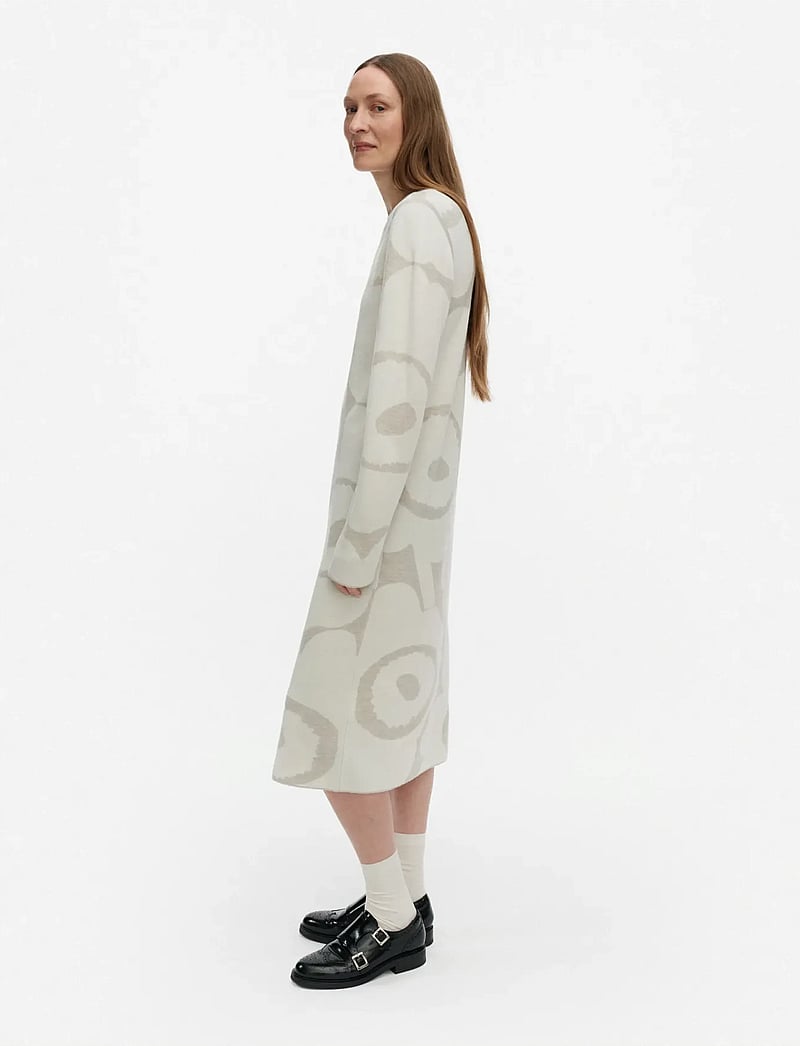 Marimekko - ENNALLAAN UNIKKO - stickade klänningar - off-white, light grey - 4
