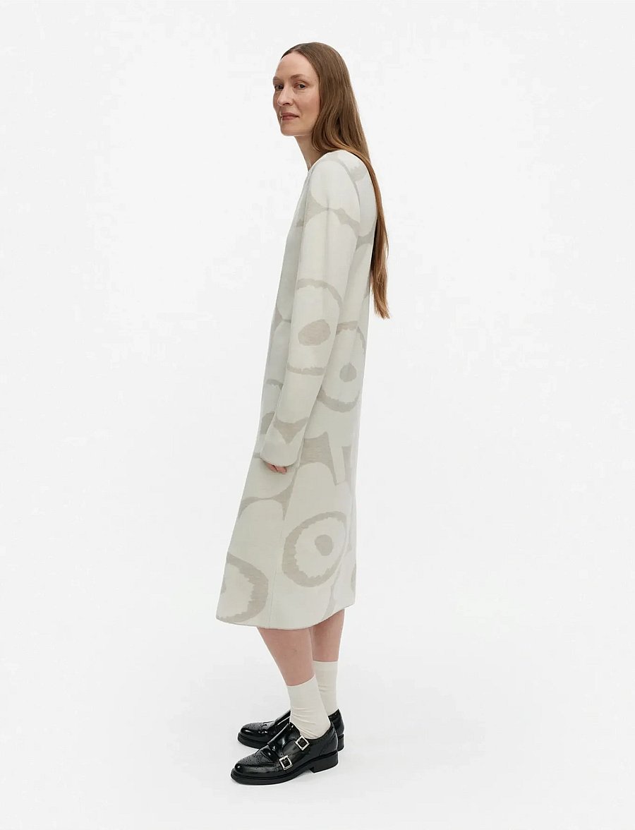 Marimekko - ENNALLAAN UNIKKO - strickkleider - off-white, light grey - 4