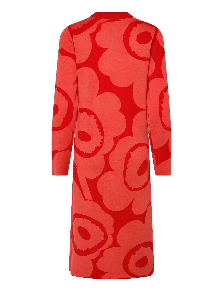 Marimekko - ENNALLAAN UNIKKO - strickkleider - orange, red - 2