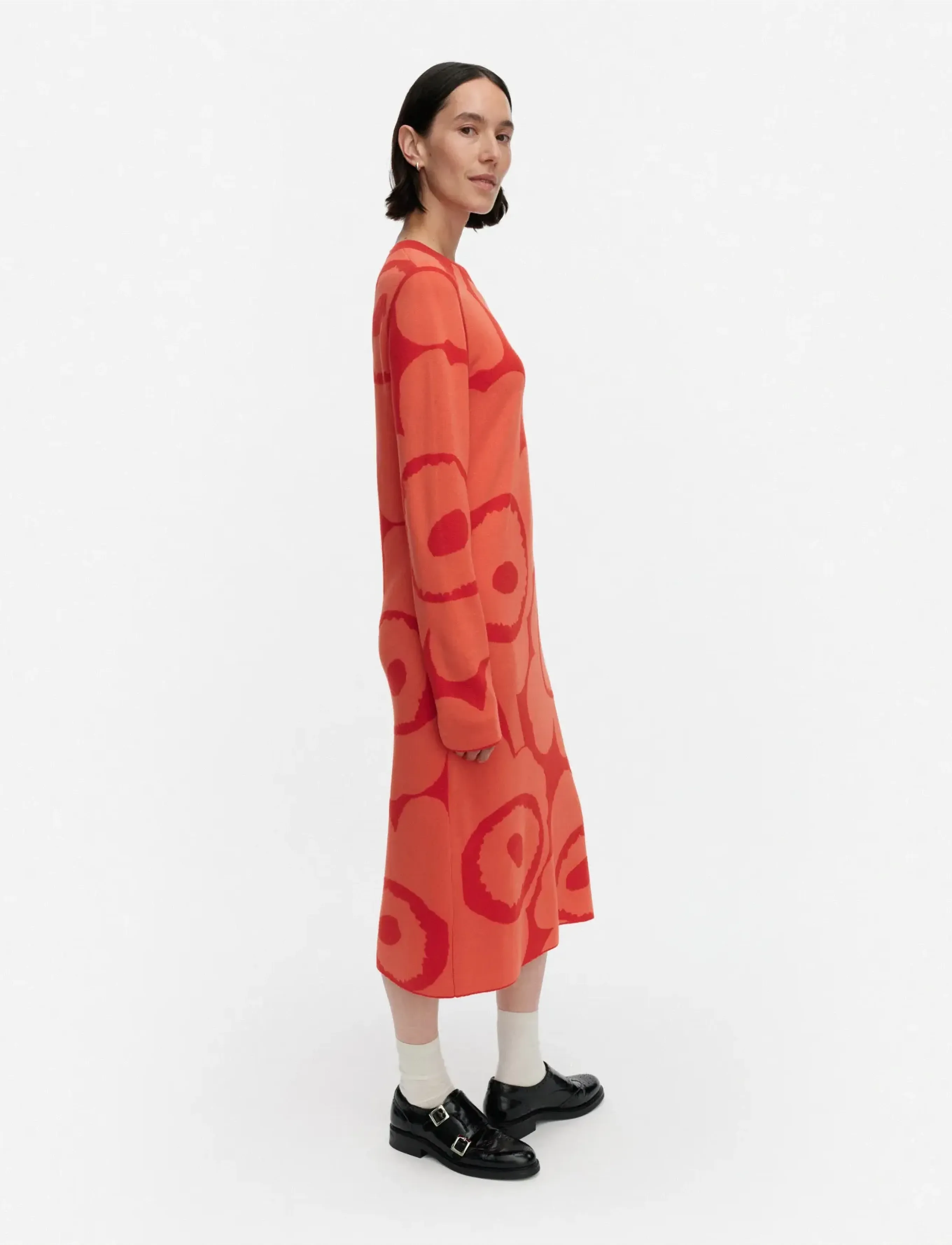 Marimekko - ENNALLAAN UNIKKO - neulemekot - orange, red - 4