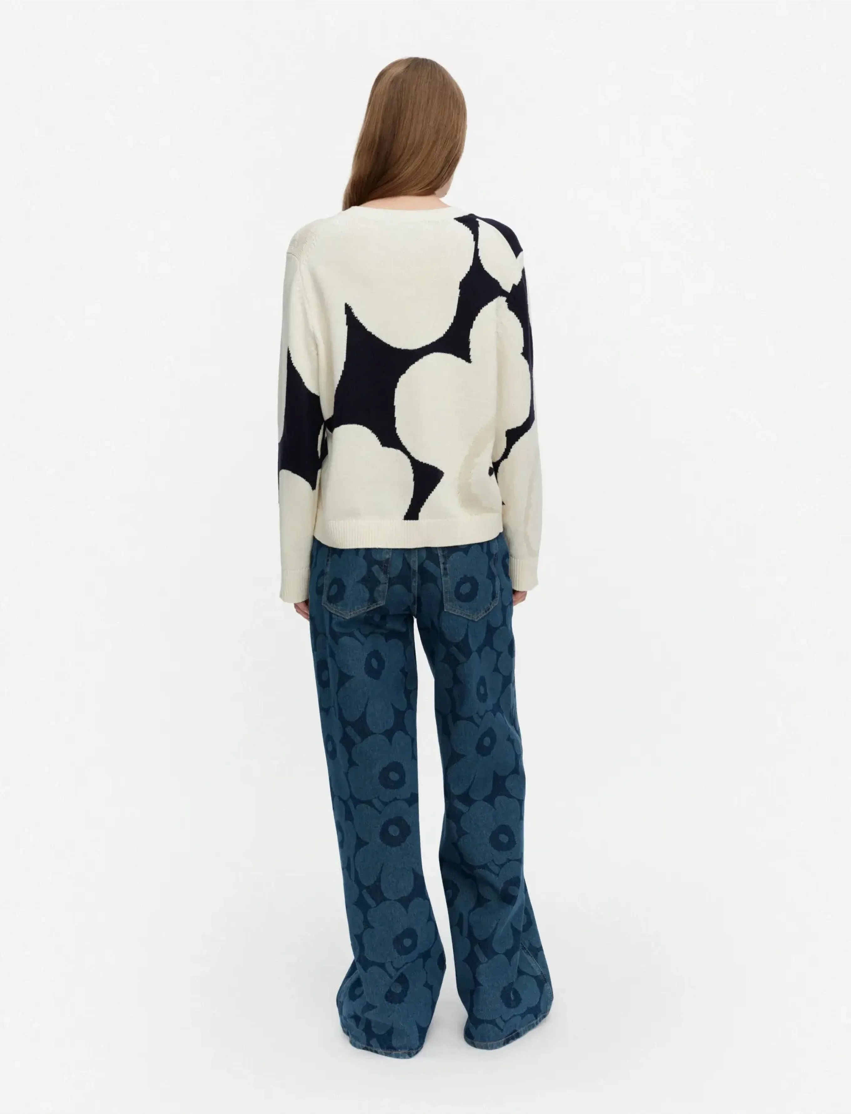 Marimekko - POMPPIA UNIKKO - pullover - light grey, dark blue - 3