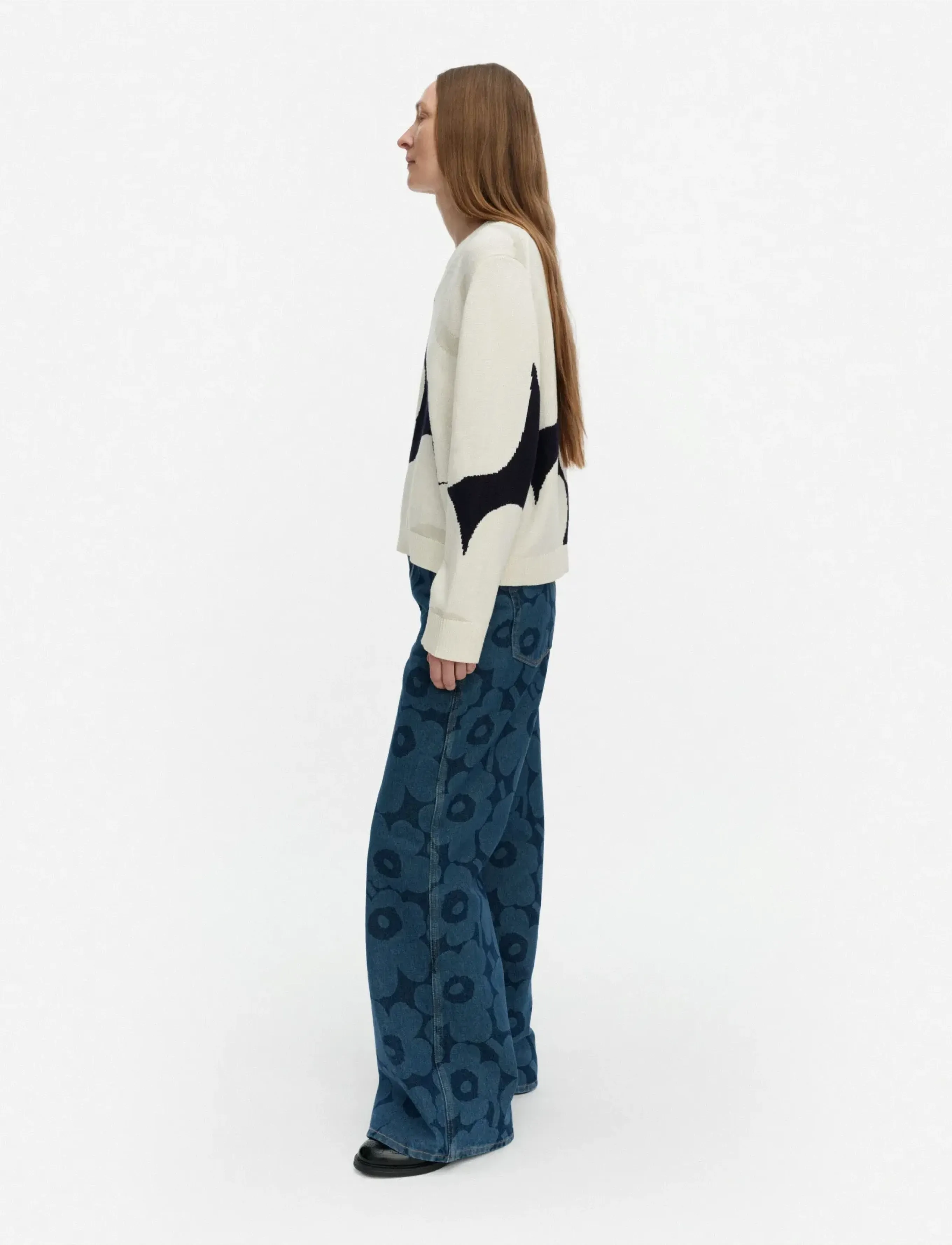 Marimekko - POMPPIA UNIKKO - pullover - light grey, dark blue - 4