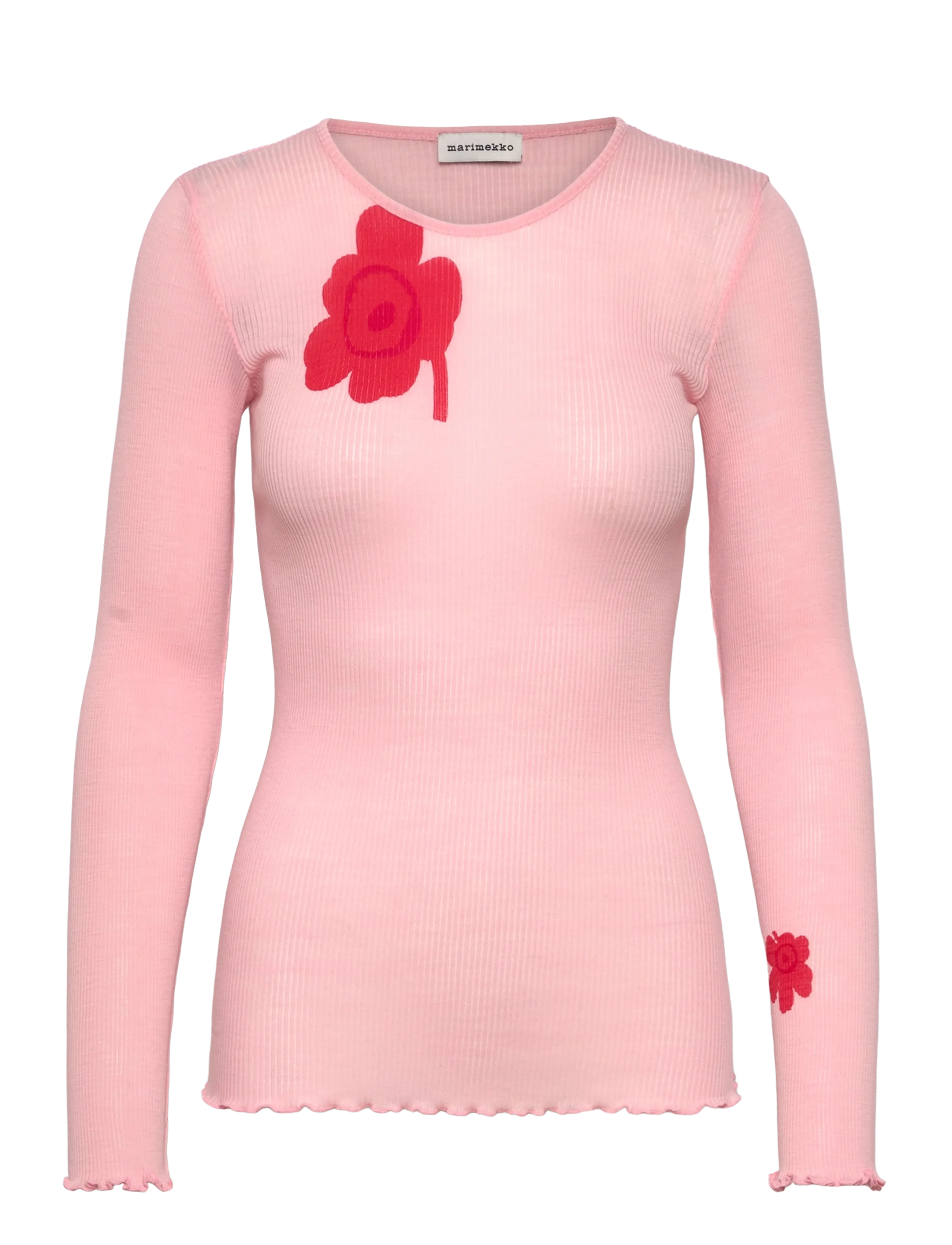 Marimekko POLKKA UNIKKO - Tøj - LIGHT PINK, RED / pink/rose
