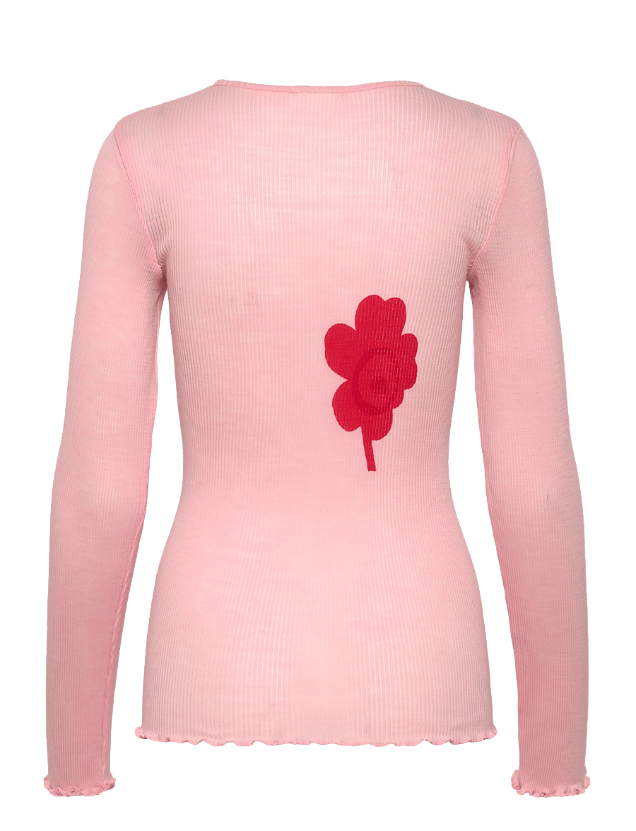 Marimekko - POLKKA UNIKKO - pikkade varrukatega topid - light pink, red - 2