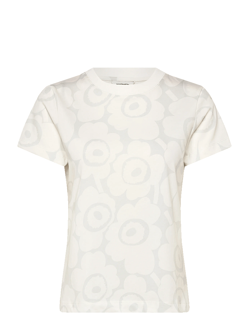 Marimekko - HELEYS UNIKKO - t-shirts - white, light grey - 1