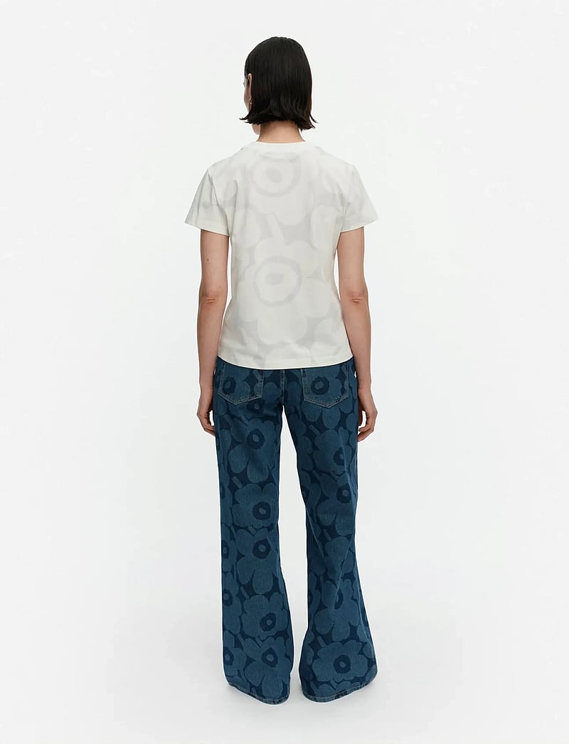 Marimekko - HELEYS UNIKKO - t-shirts - white, light grey - 3
