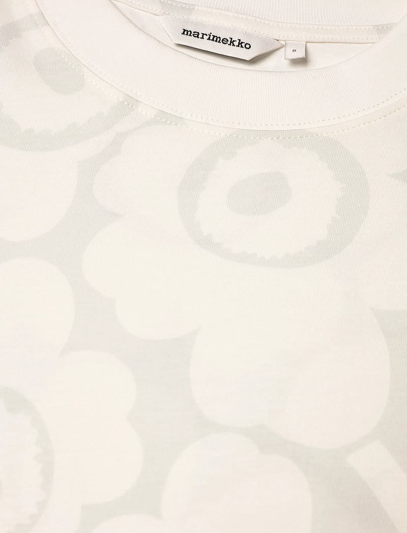 Marimekko - HELEYS UNIKKO - t-shirts - white, light grey - 5