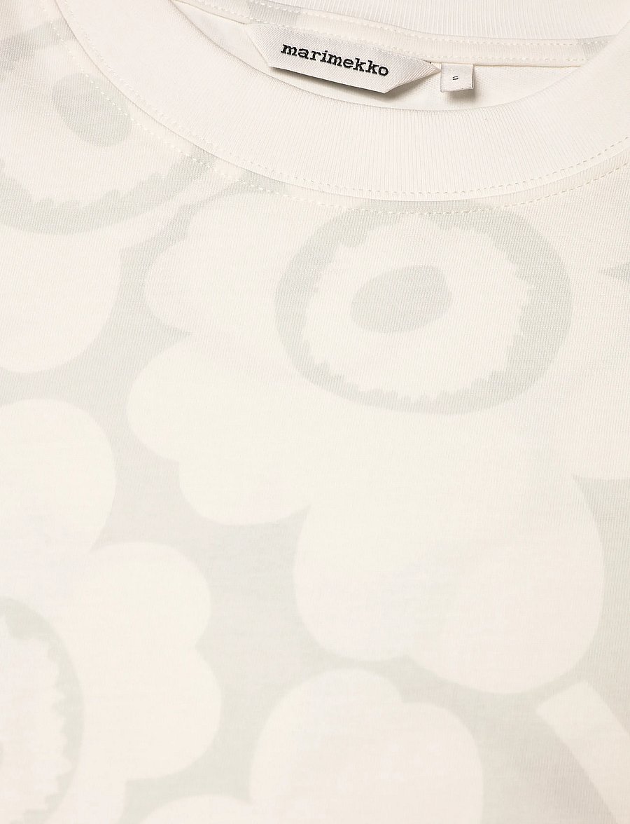 Marimekko - HELEYS UNIKKO - t-shirts - white, light grey - 5