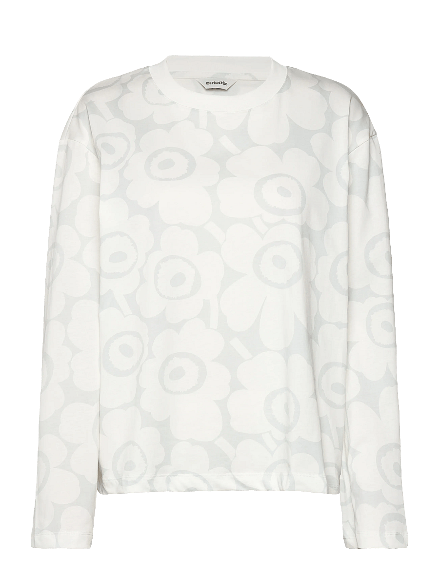 Marimekko - VALKEA UNIKKO - langärmlige tops - white, light grey - 1