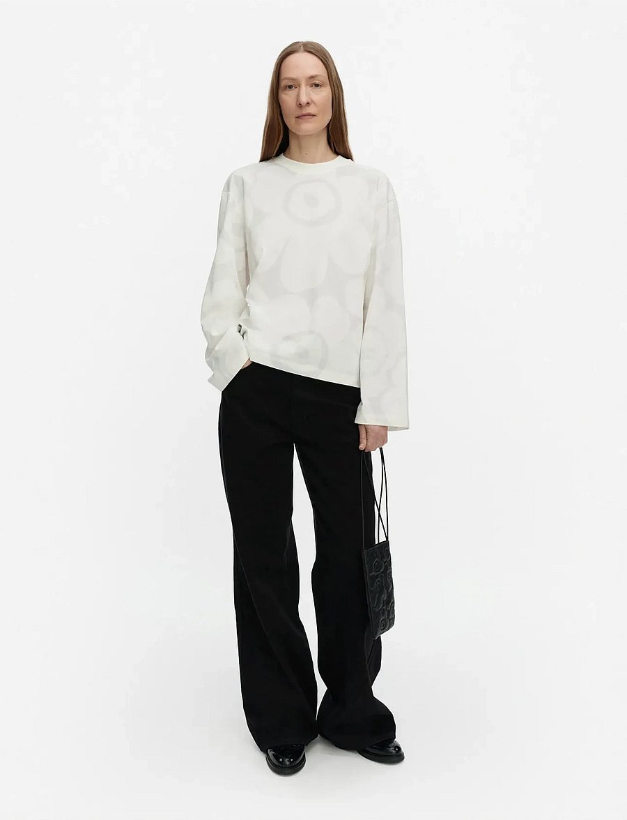 Marimekko - VALKEA UNIKKO - langärmlige tops - white, light grey - 0