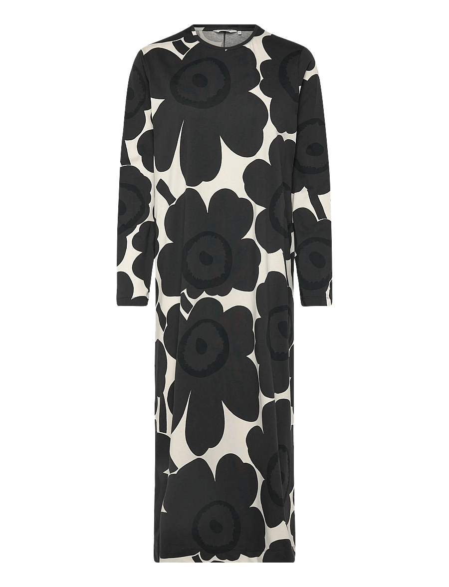 Marimekko - LUONTI UNIKKO - maksikleidid - off-white, dark grey, black - 1