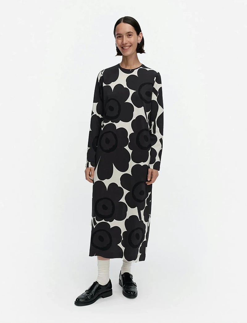 Marimekko - LUONTI UNIKKO - maxikjoler - off-white, dark grey, black - 0