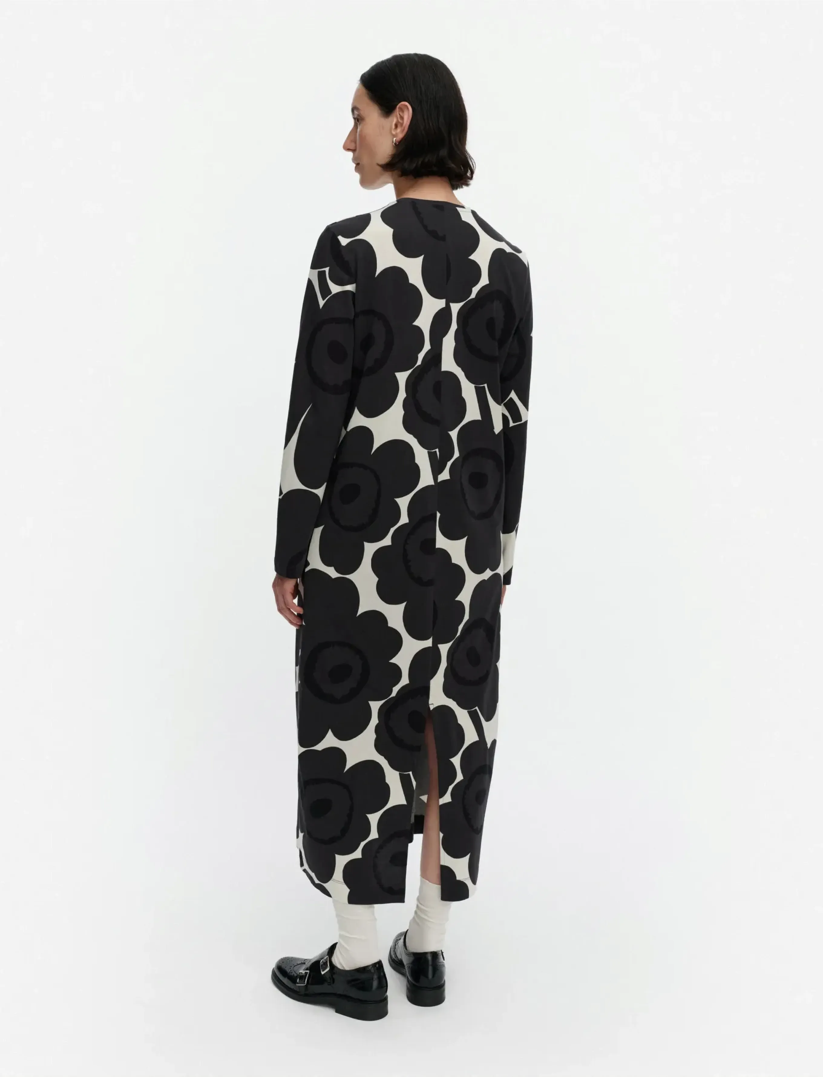 Marimekko - LUONTI UNIKKO - maxikleider - off-white, dark grey, black - 3