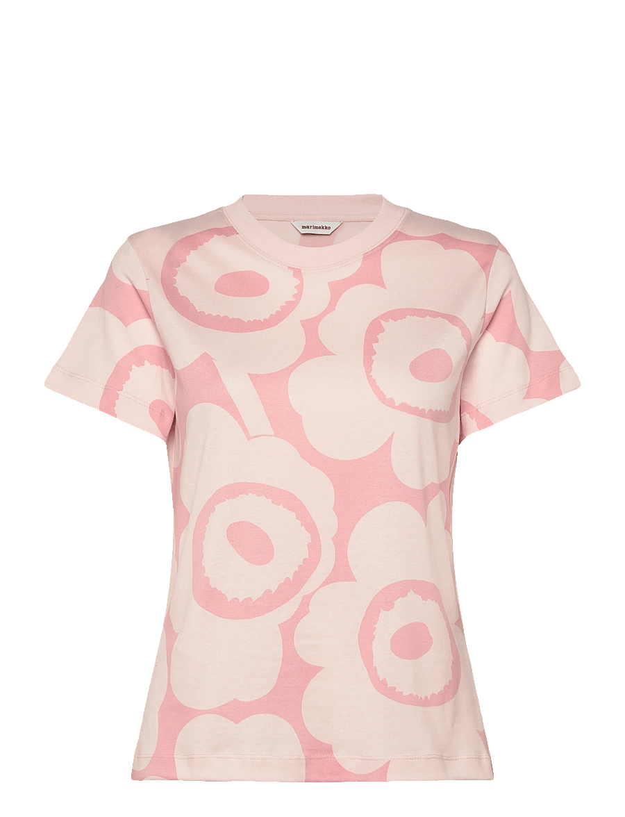 Marimekko - HELEYS UNIKKO - t-shirts - light pink, light pink - 1