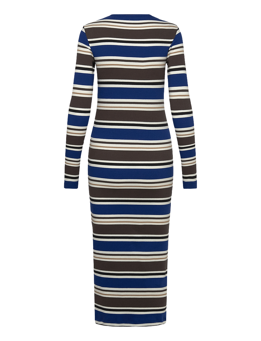 Marimekko - HYTINÄ HELVI - maxi dresses - blue, brown, black, white - 2
