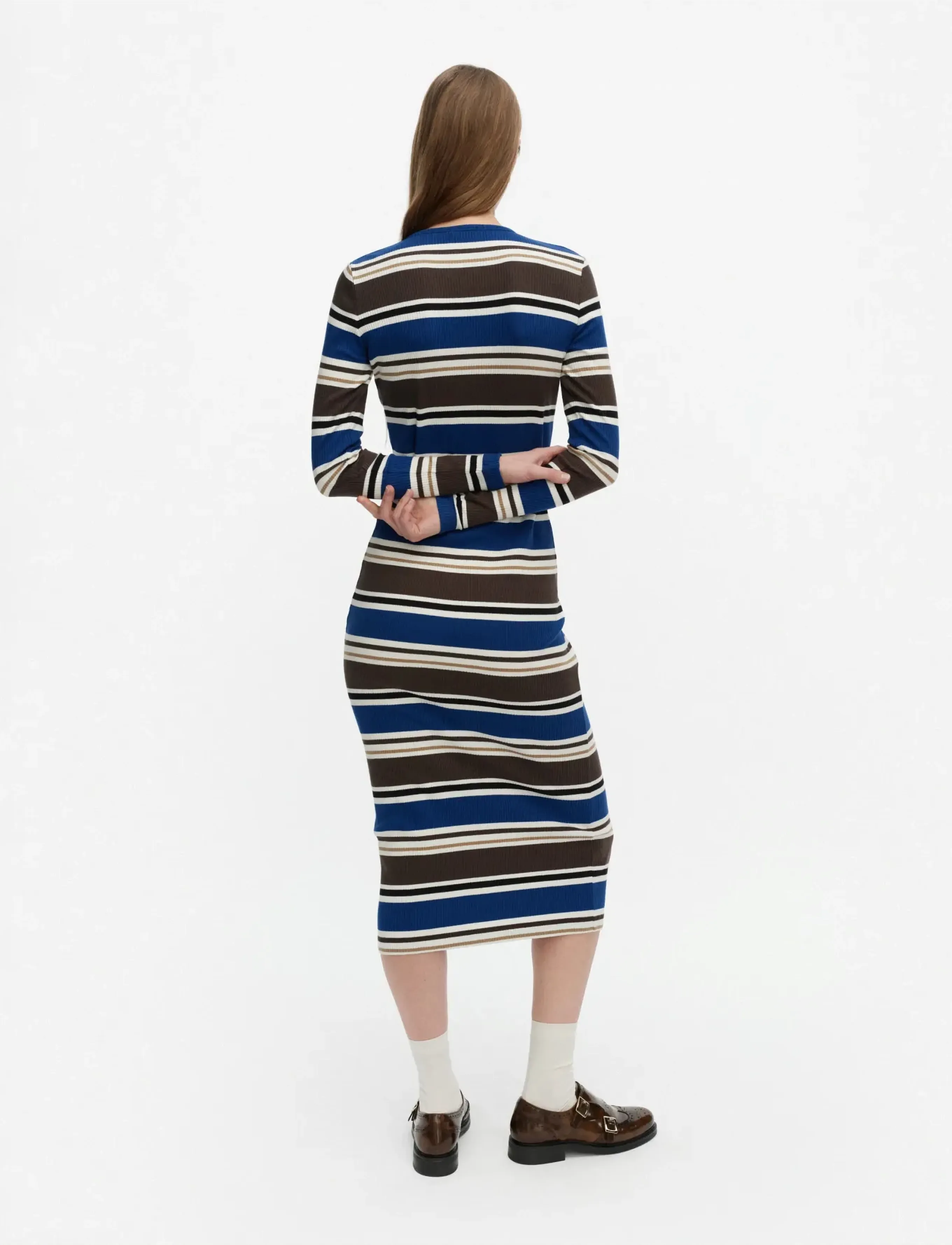 Marimekko - HYTINÄ HELVI - maxiklänningar - blue, brown, black, white - 3