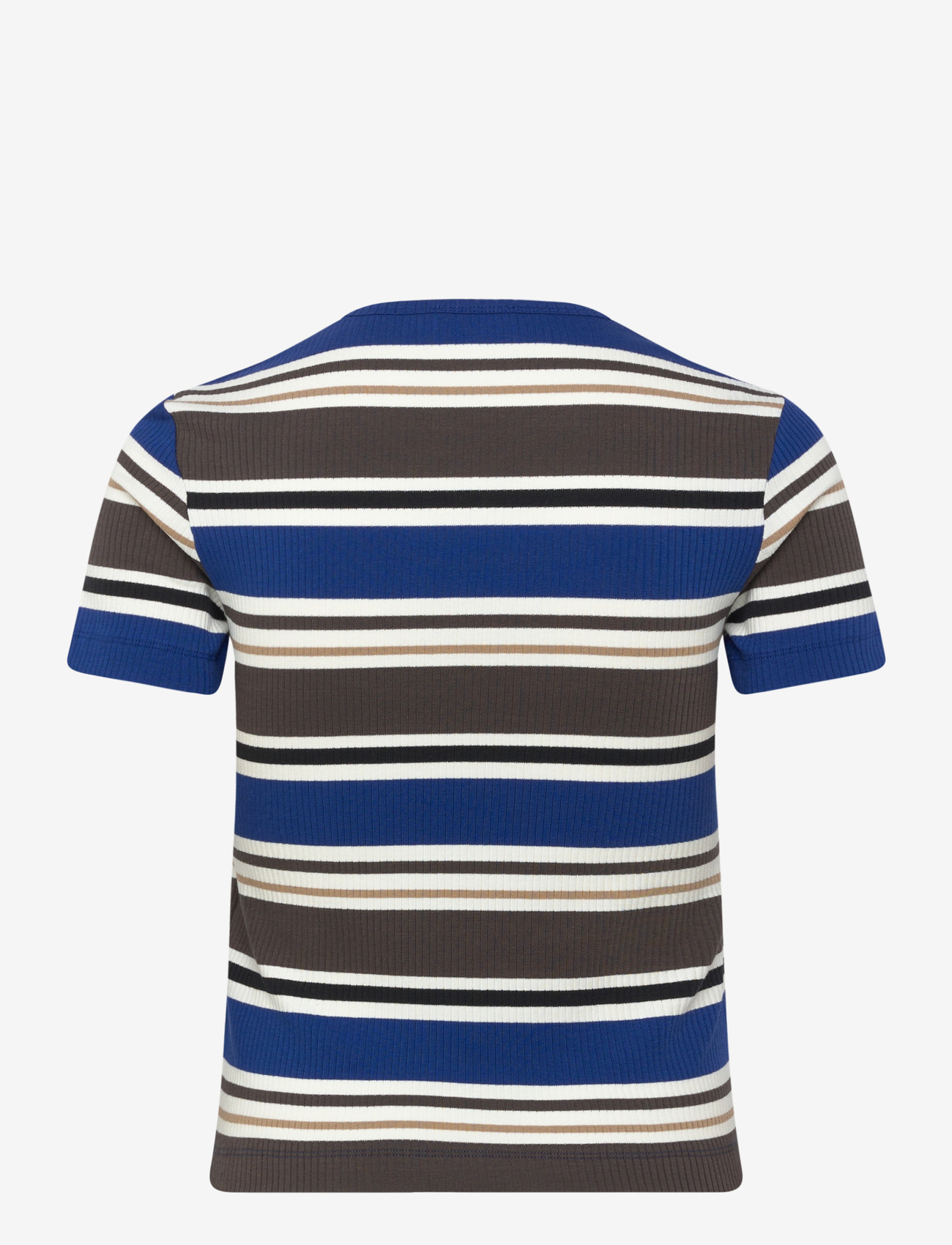 Marimekko - SPURTTI HELVI - t-shirts - blue, brown, black, white - 2