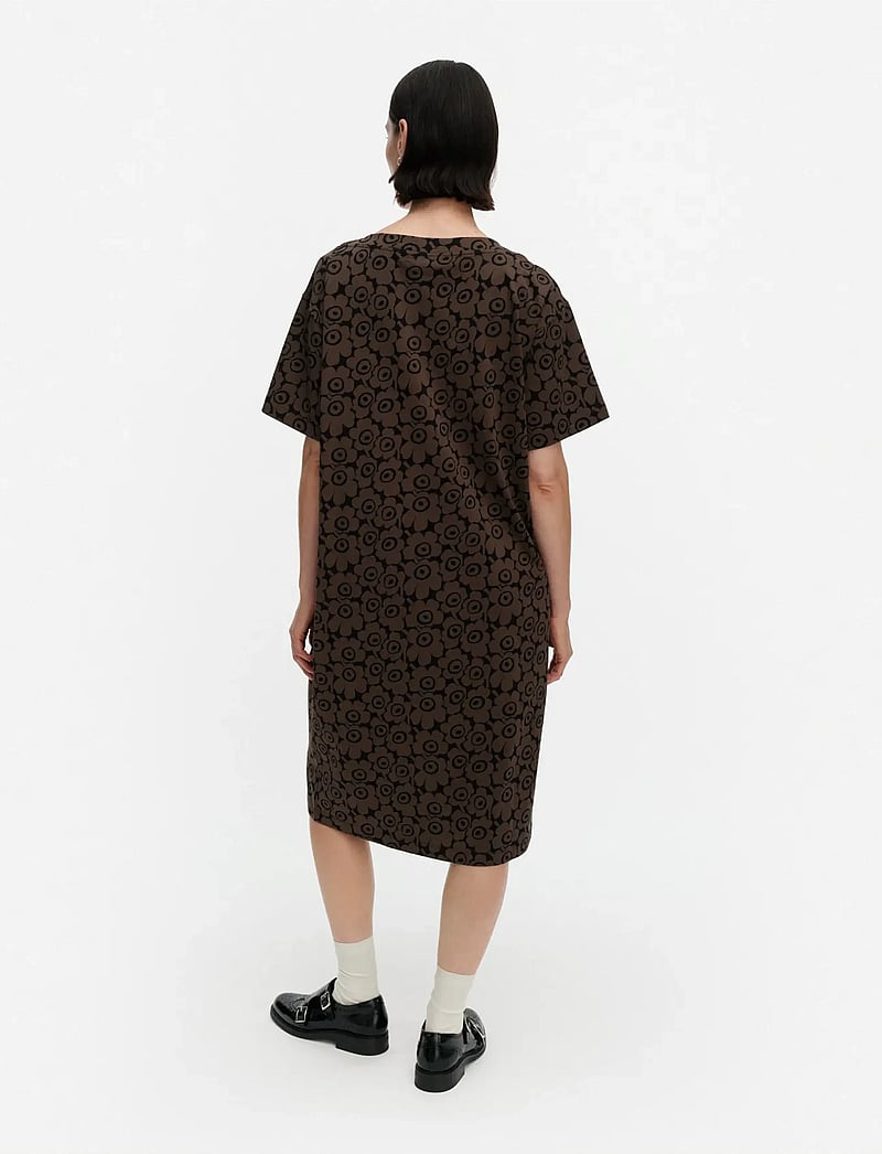 Marimekko - JOKU UNIKKO - hemdkleider - brown, black - 3