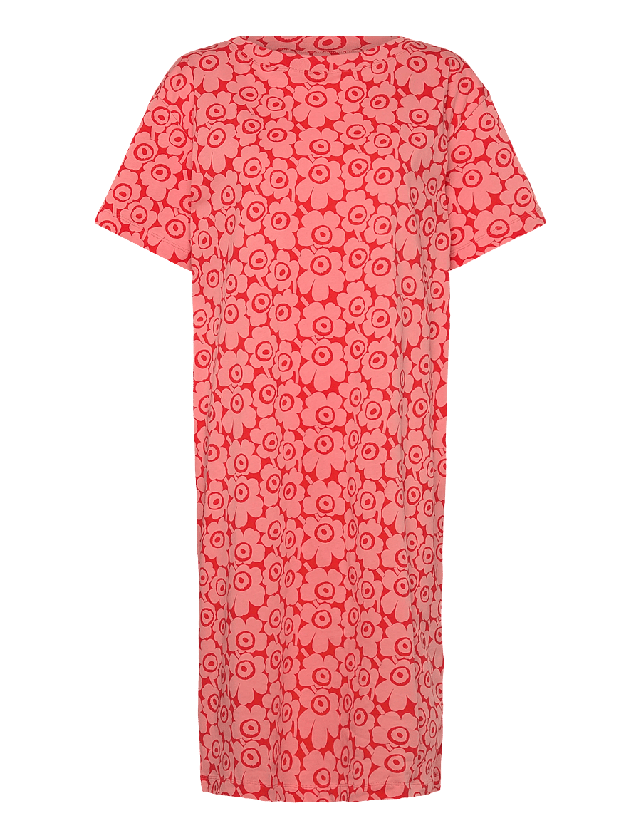 Marimekko - JOKU UNIKKO - overhemdjurken - coral, red - 1