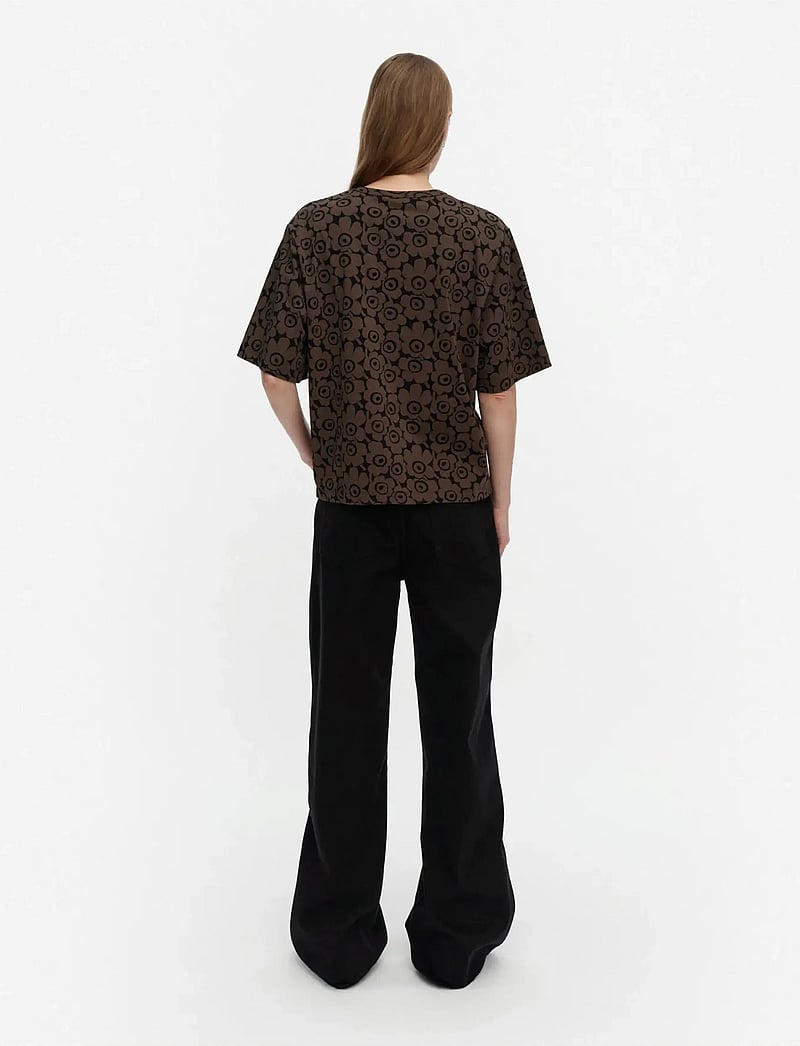 Marimekko - JUULIA UNIKKO - t-särgid - brown, black - 3