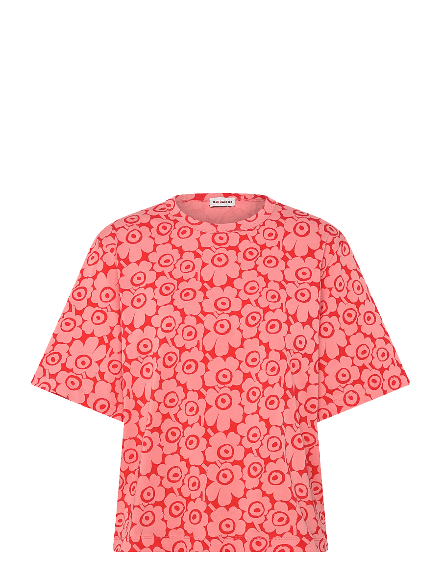 Marimekko - JUULIA UNIKKO - t-shirts - coral, red - 1