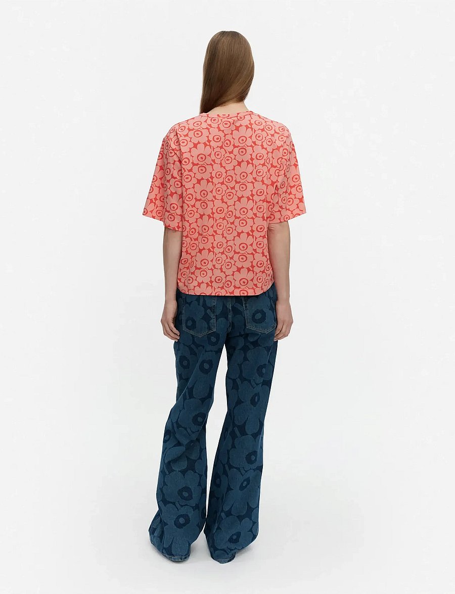 Marimekko - JUULIA UNIKKO - t-shirts - coral, red - 3