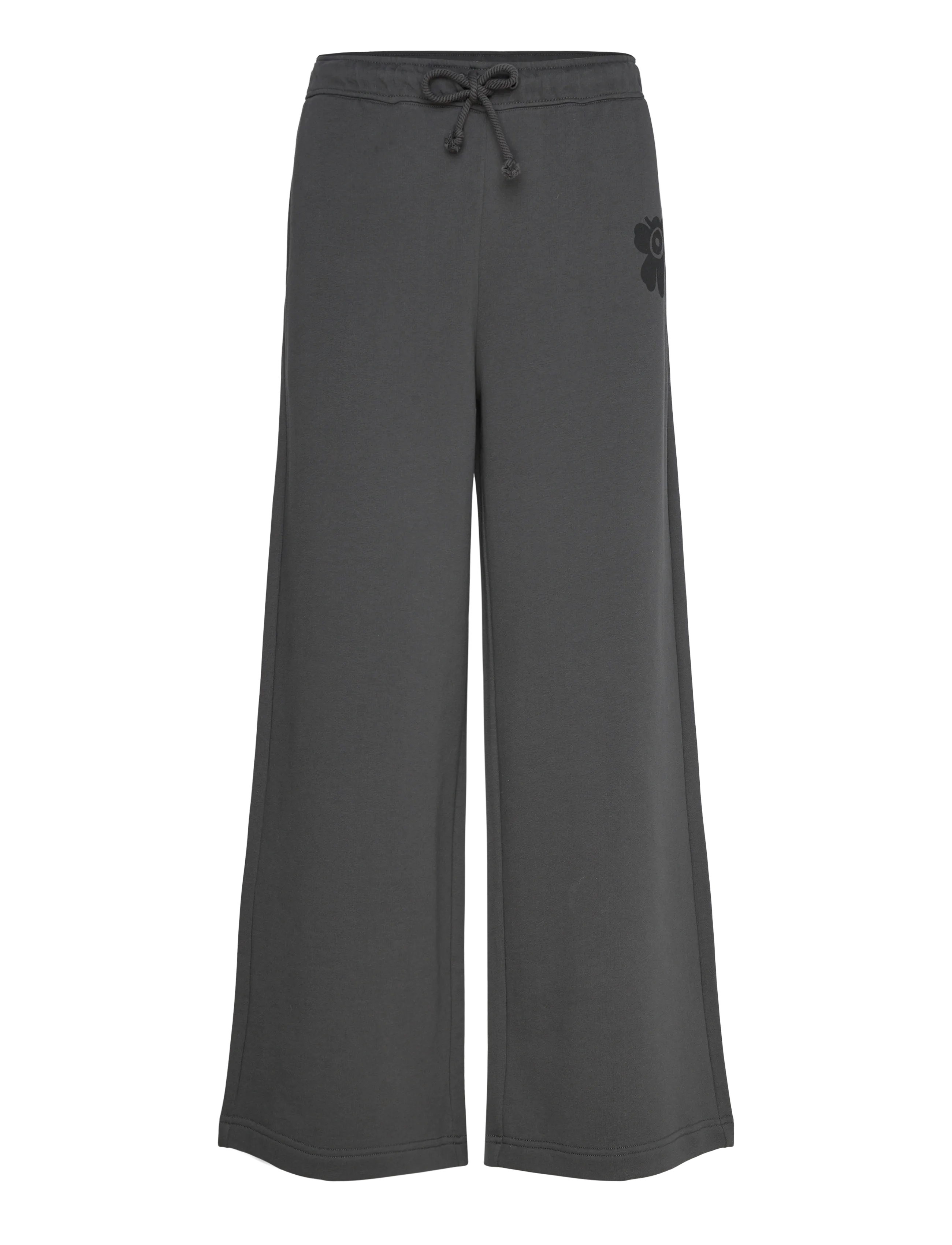 Marimekko NATURAALI UNIKKO PLACEMENT - Dressipüksid - DARK GREY, BLACK / black