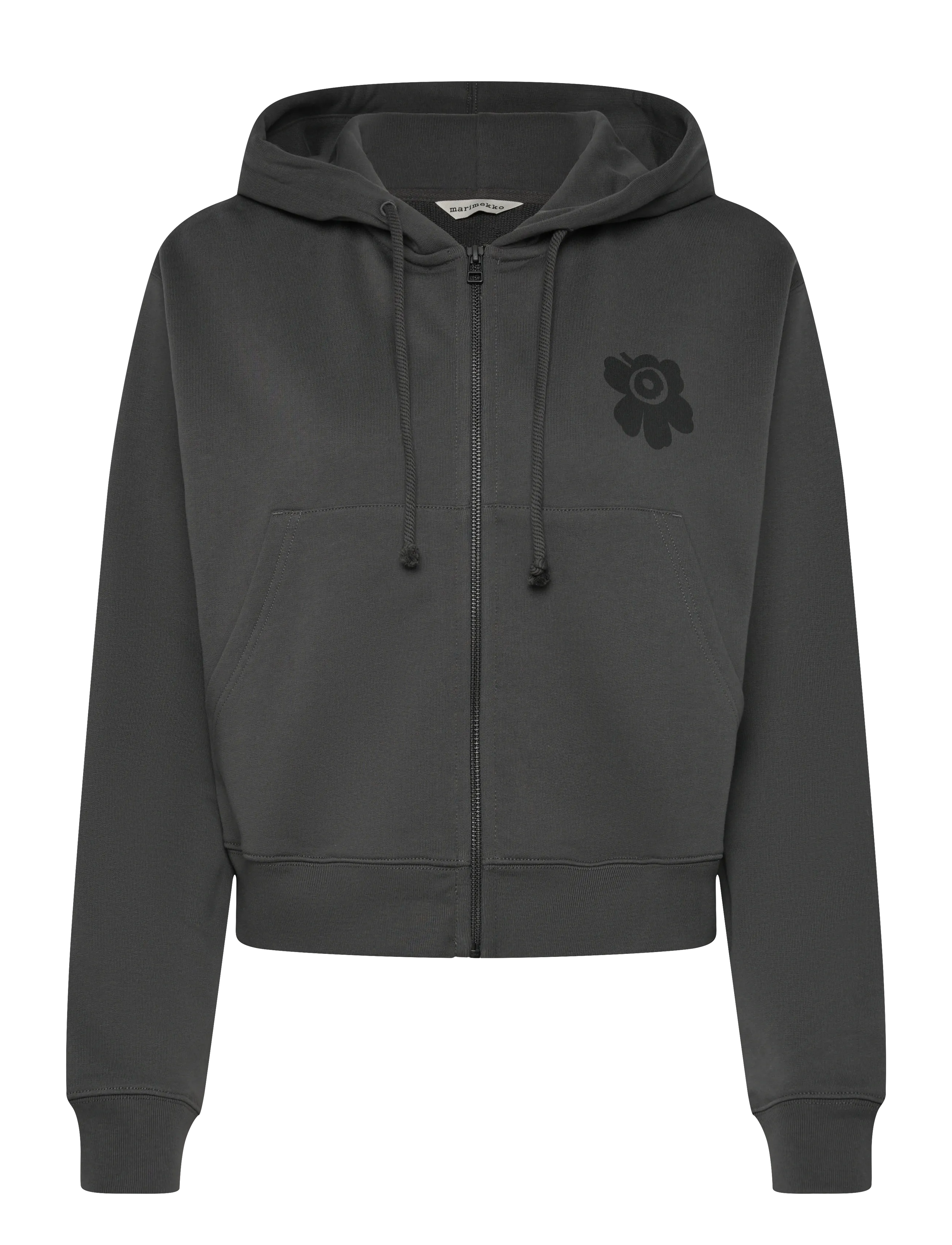 Marimekko JOGGI UNIKKO PLACEMENT - Hoodies - DARK GREY, BLACK / black