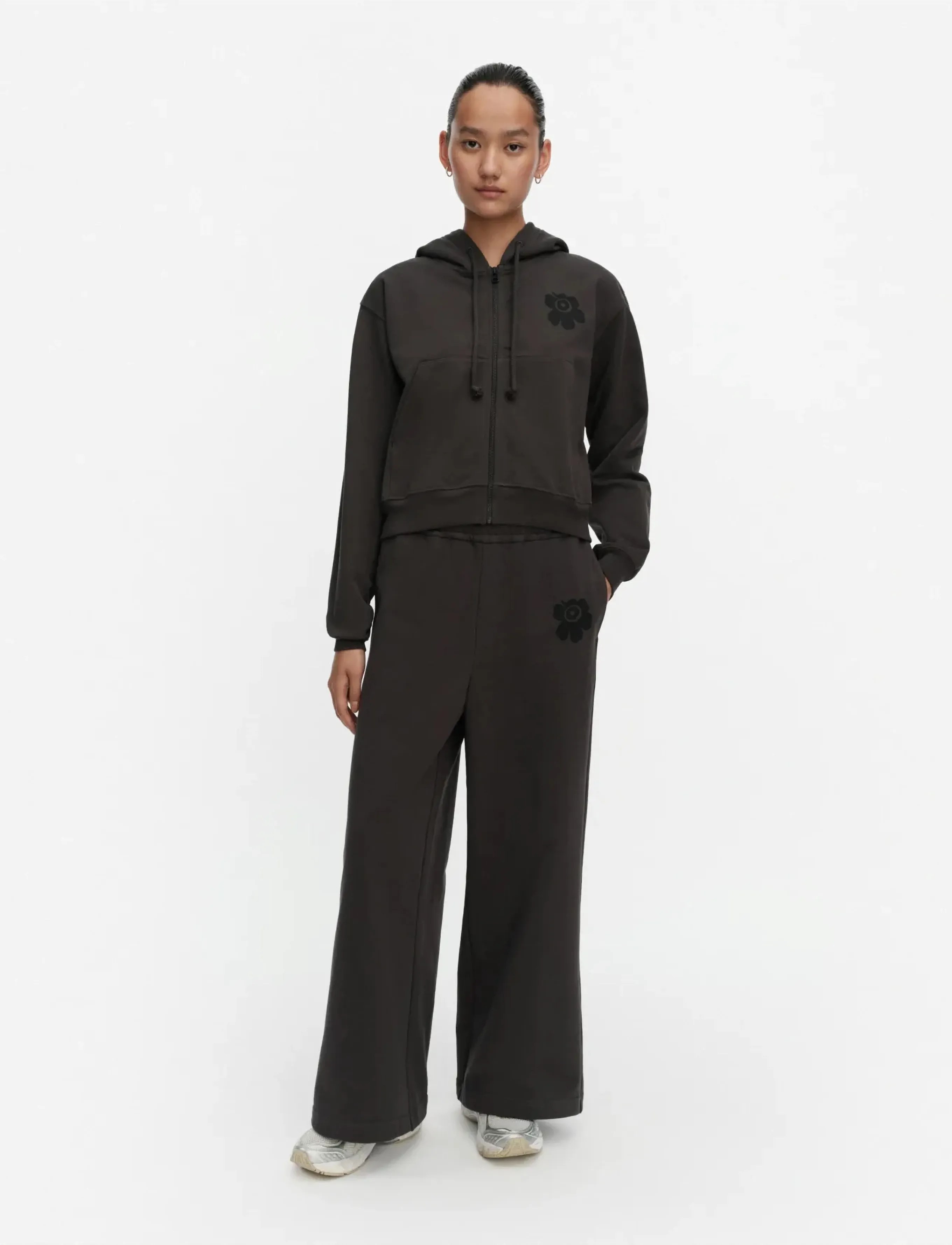 Marimekko - JOGGI UNIKKO PLACEMENT - hættetrøjer - dark grey, black - 0