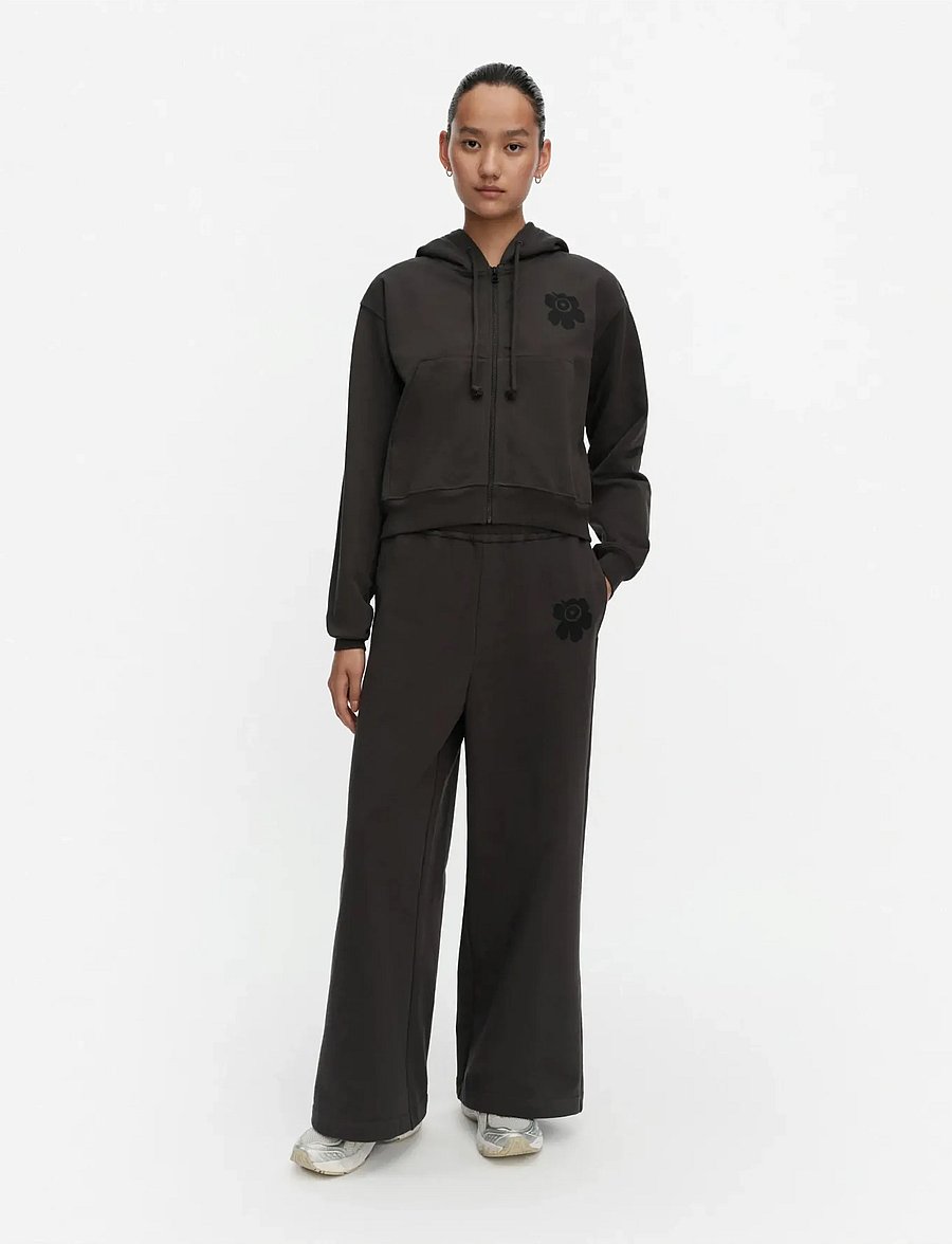 Marimekko - JOGGI UNIKKO PLACEMENT - sweatshirts & hættetrøjer - dark grey, black - 0