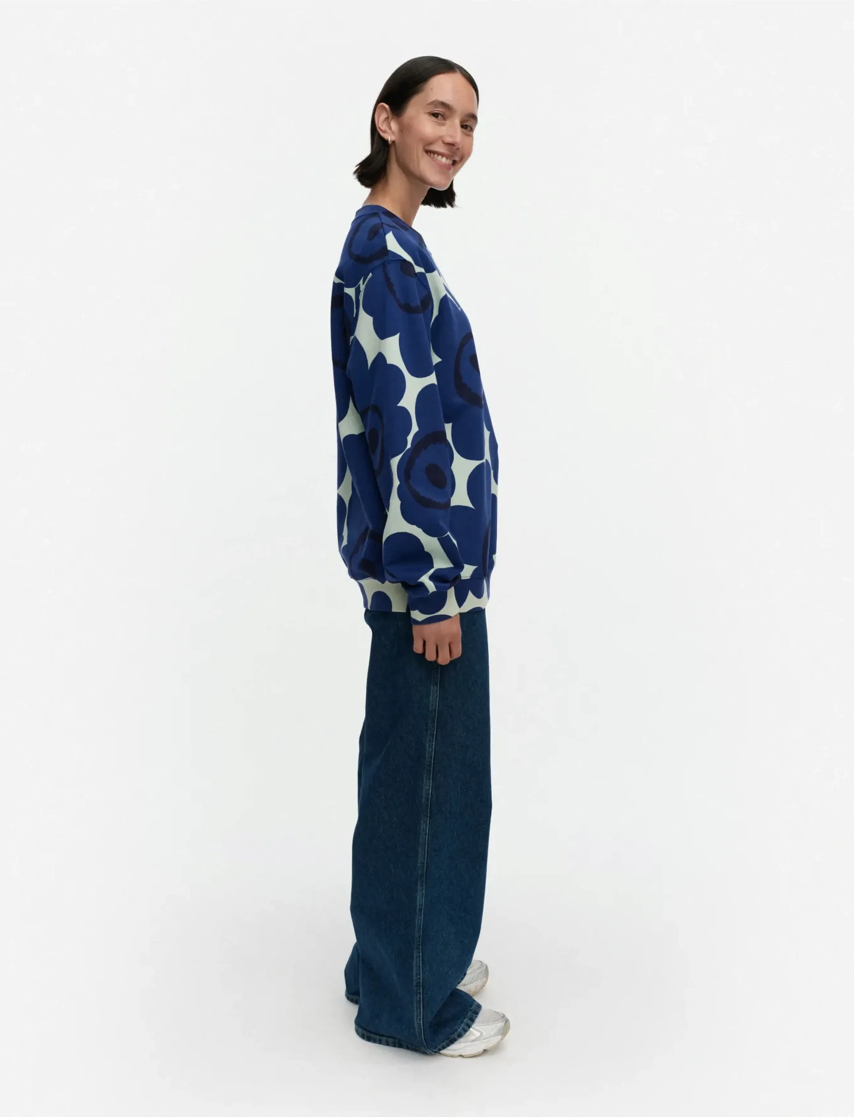 Marimekko - LOISTO UNIKKO - sweatshirts & hættetrøjer - light green, navy - 4