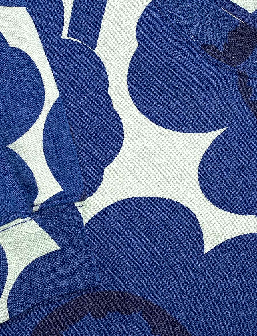 Marimekko - LOISTO UNIKKO - sweatshirts et sweats à capuche - light green, navy - 5