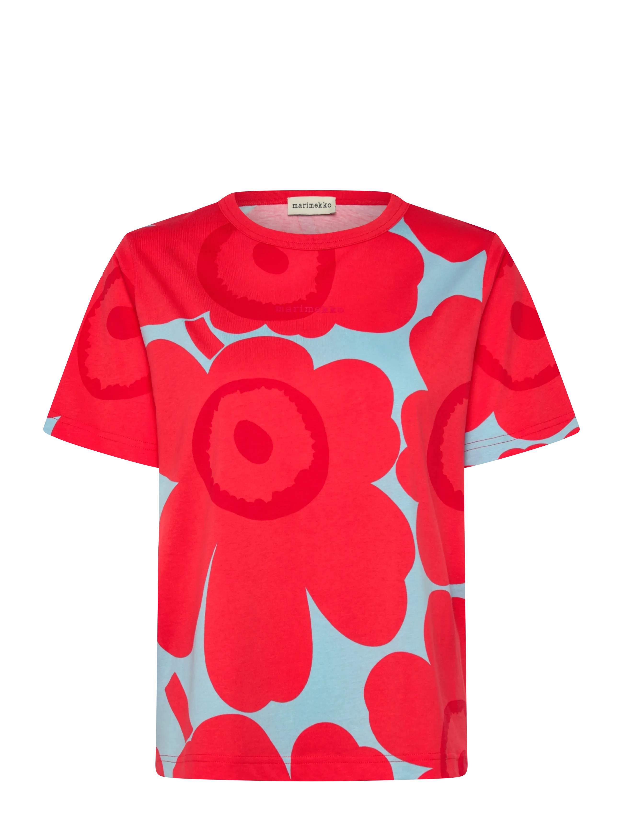 Marimekko ERNA UNIKKO - Tøj - LIGHT BLUE, RED / red