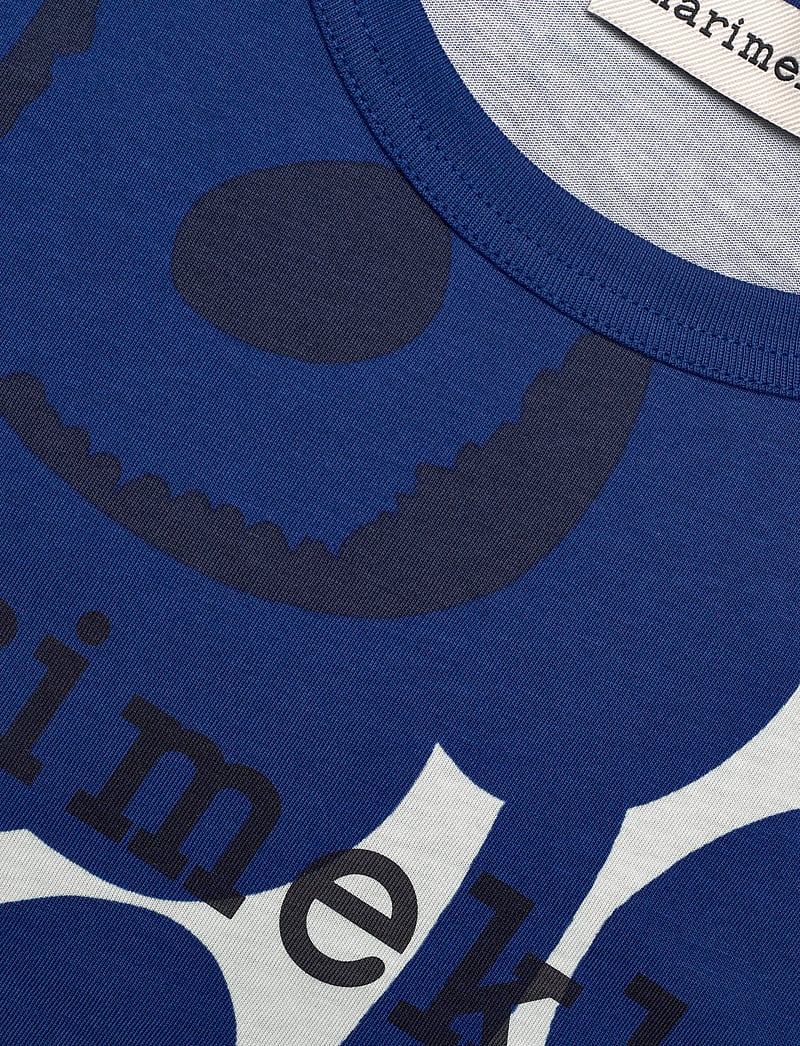 Marimekko - VIHNE UNIKKO - t-shirts & tops - light green, navy - 5