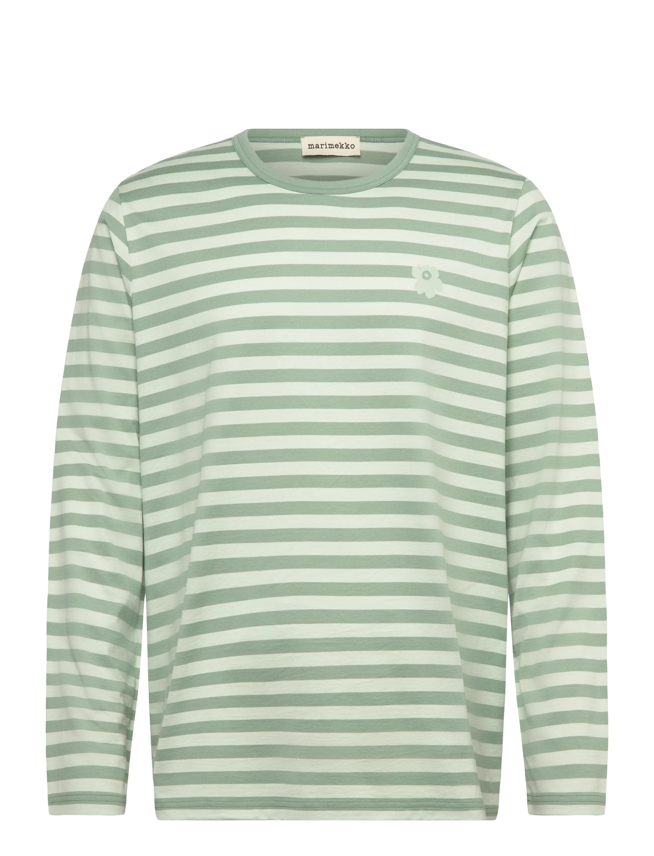 MARIMEKKO Tasaraita Unisex Unikko Ls Grün - XS - Damen