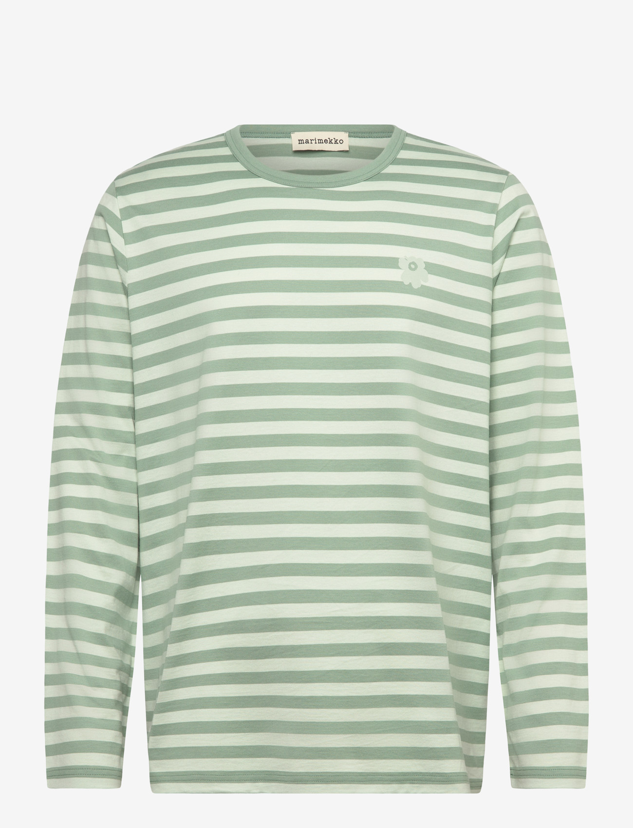 Marimekko - TASARAITA UNISEX UNIKKO LS - long-sleeved t-shirts - green, light green - 0