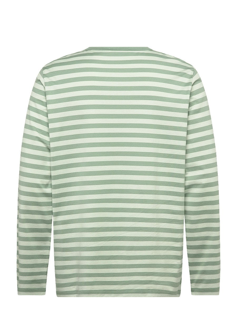 Marimekko - TASARAITA UNISEX UNIKKO LS - långärmade t-shirts - green, light green - 2