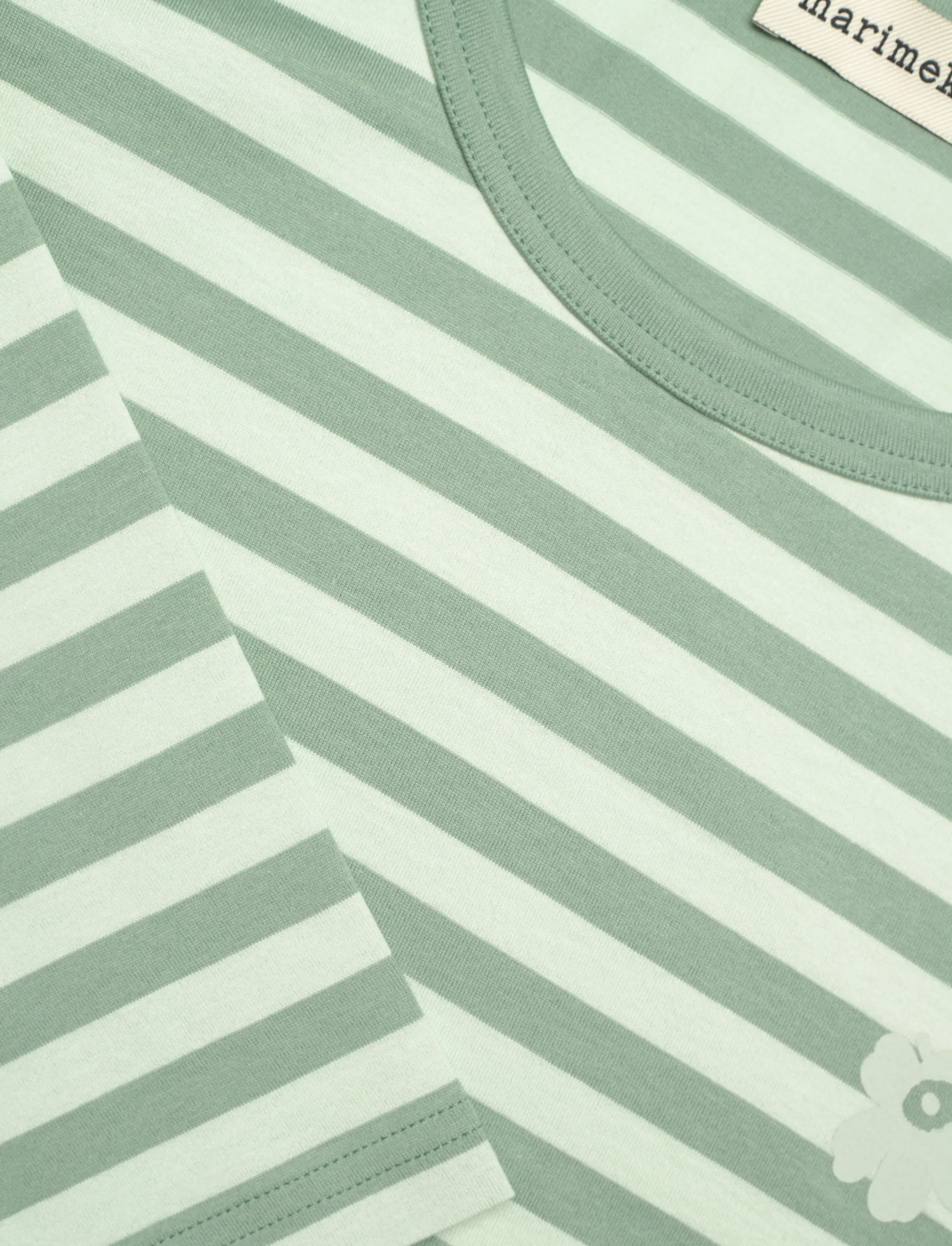 Marimekko - TASARAITA UNISEX UNIKKO LS - langærmede t-shirts - green, light green - 5