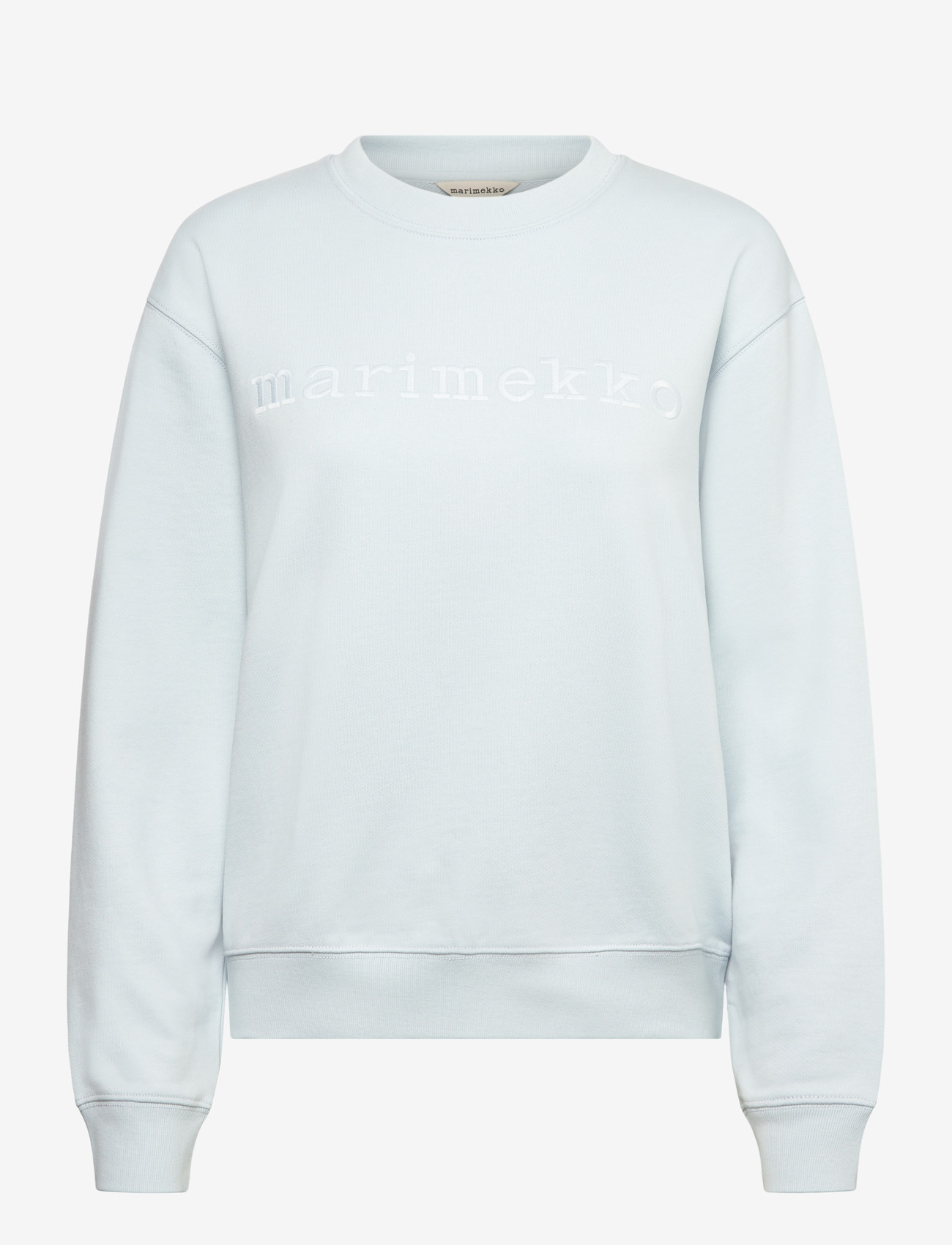 Marimekko - LEIOT LOGO PLACEMENT - dressipluusid ja kapuutsiga dressipluusid - light blue, light blue - 1