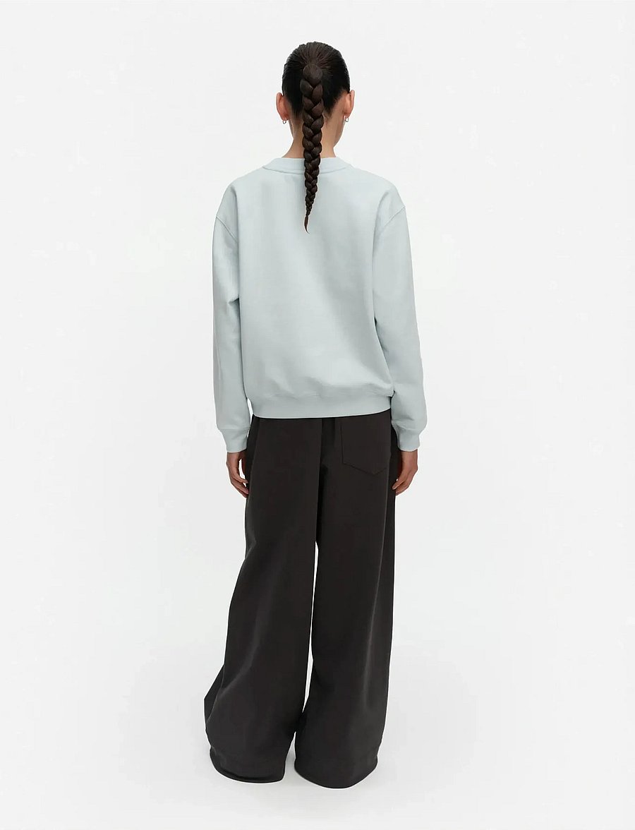 Marimekko - LEIOT LOGO PLACEMENT - sweatshirts & hættetrøjer - light blue, light blue - 3