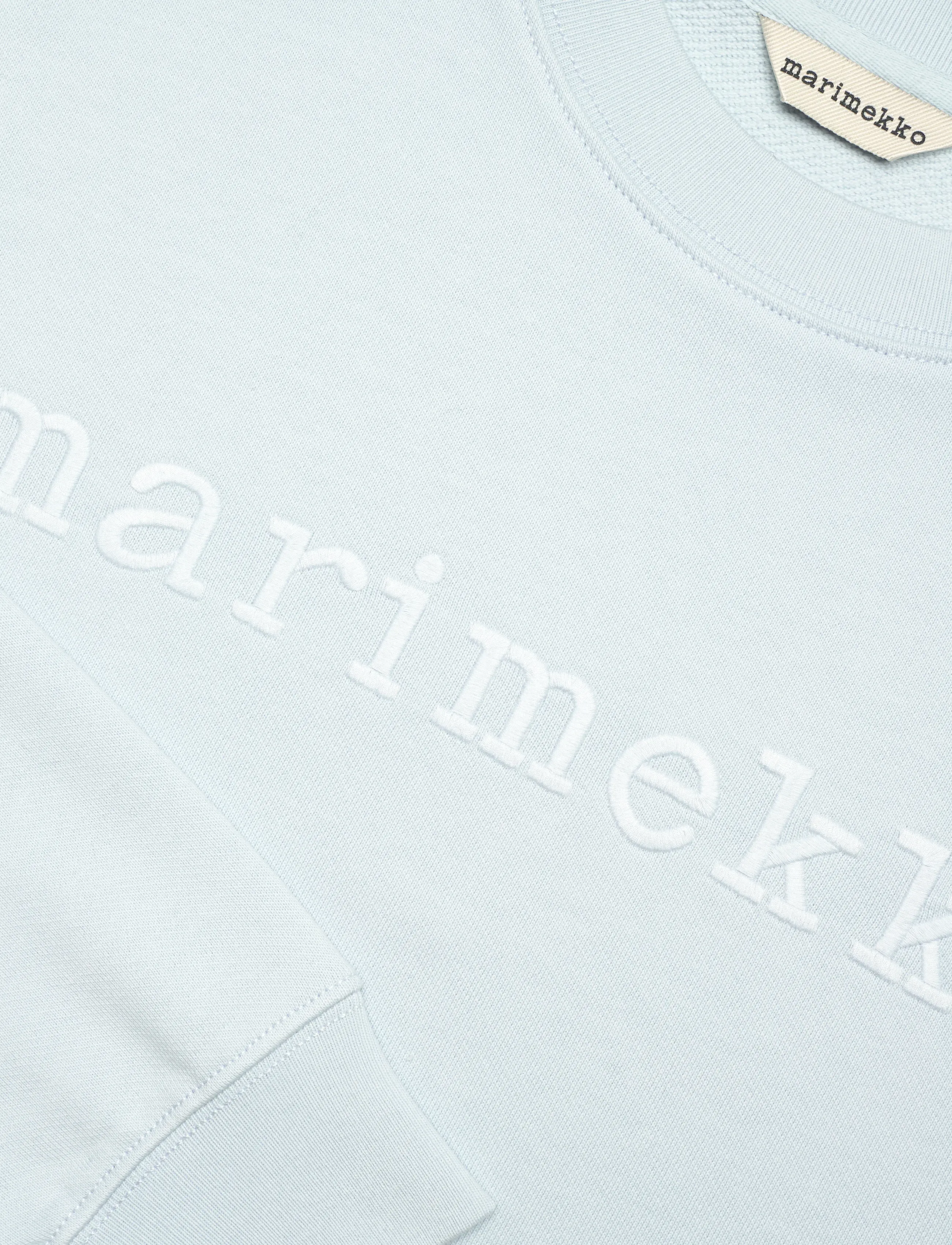 Marimekko - LEIOT LOGO PLACEMENT - sweatshirts - light blue, light blue - 5