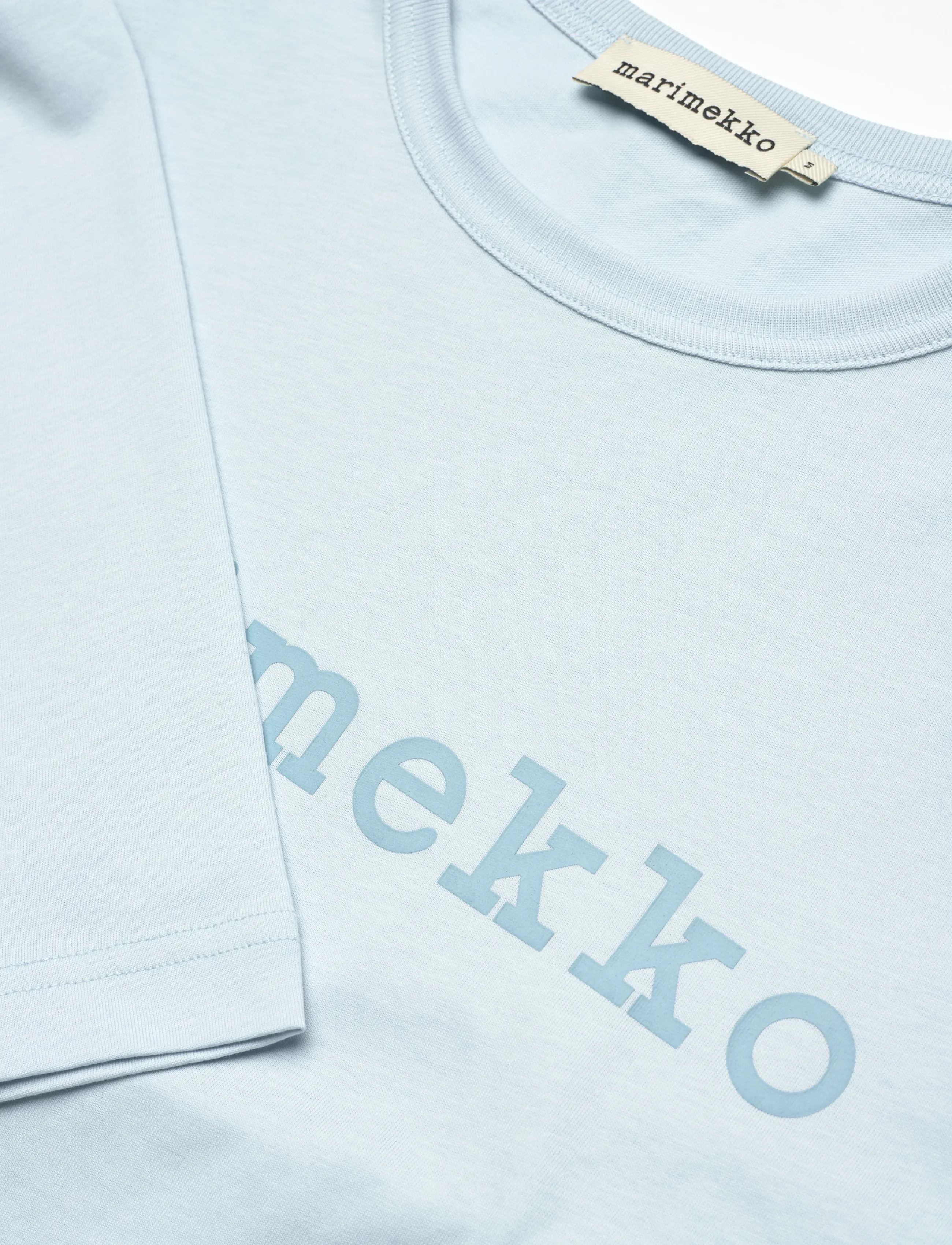 Marimekko - EFEKTI LOGO PLACEMENT - langærmede toppe - light blue, light blue - 5