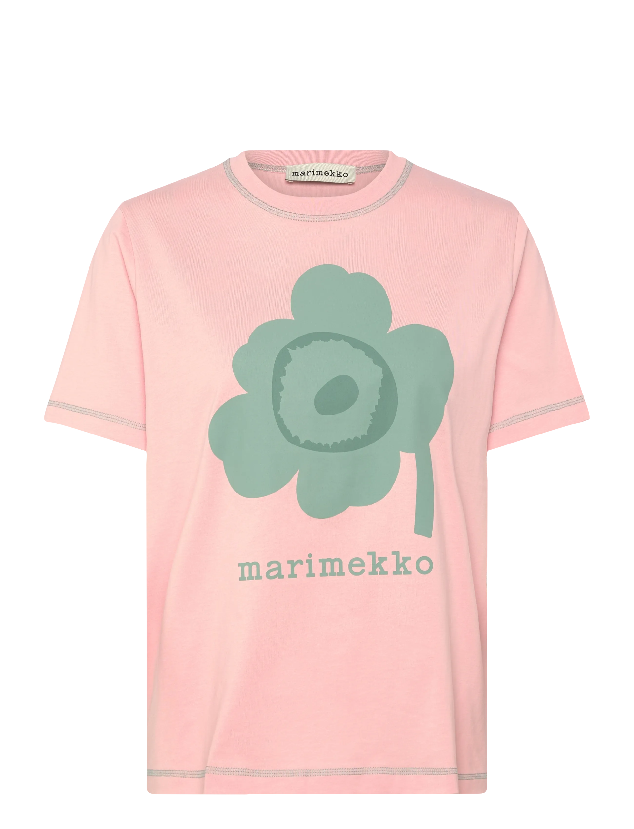 Marimekko LUULO UNIKKO PLACEMENT - Tøj - LIGHT PINK, LIGHT GREEN / pink/rose