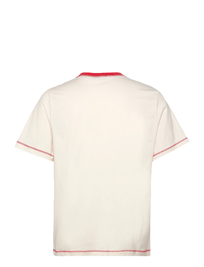 Marimekko - TARTTUA UNIKKO PLACEMENT - t-shirts - off white, navy, red - 2