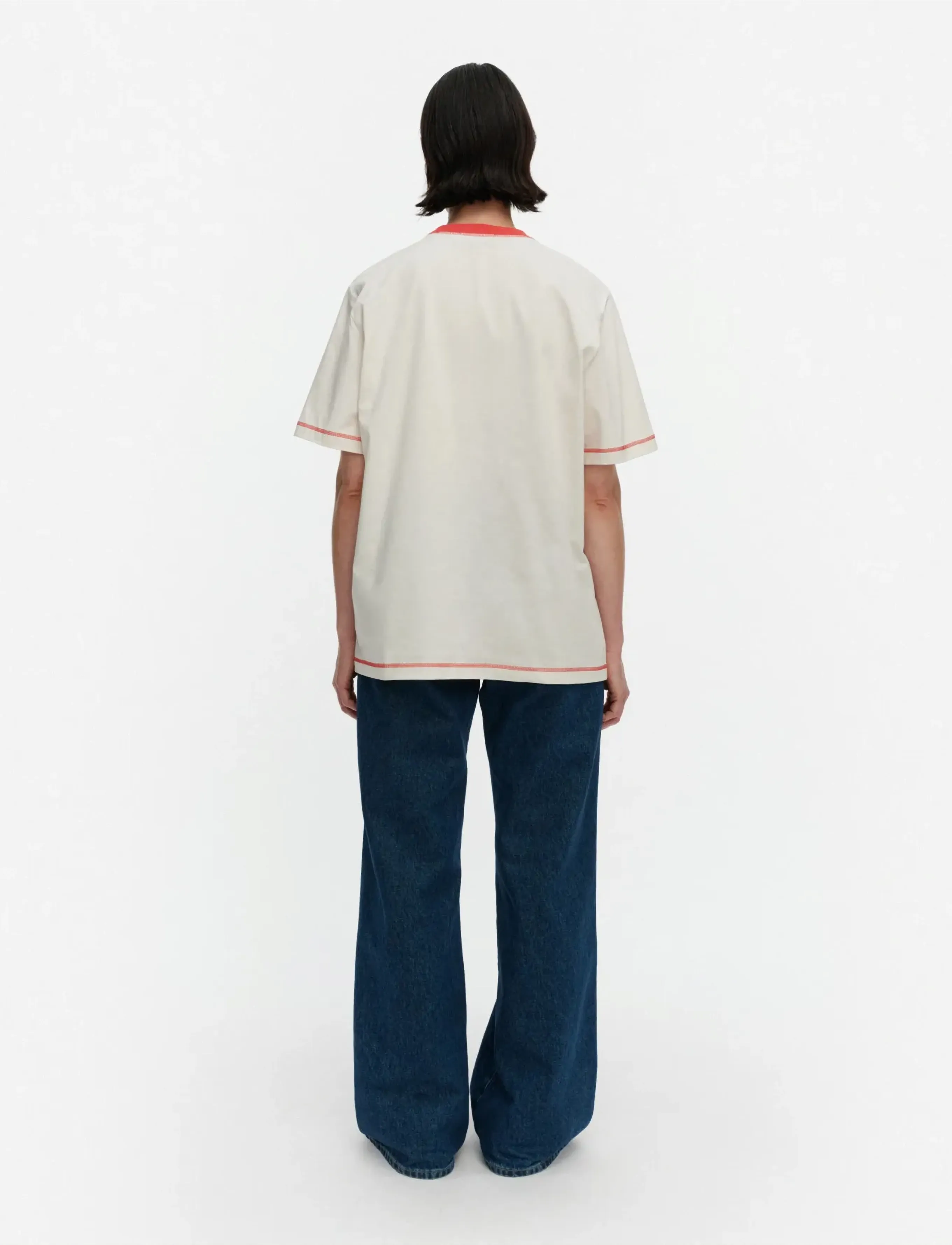 Marimekko - TARTTUA UNIKKO PLACEMENT - off white, navy, red - 3