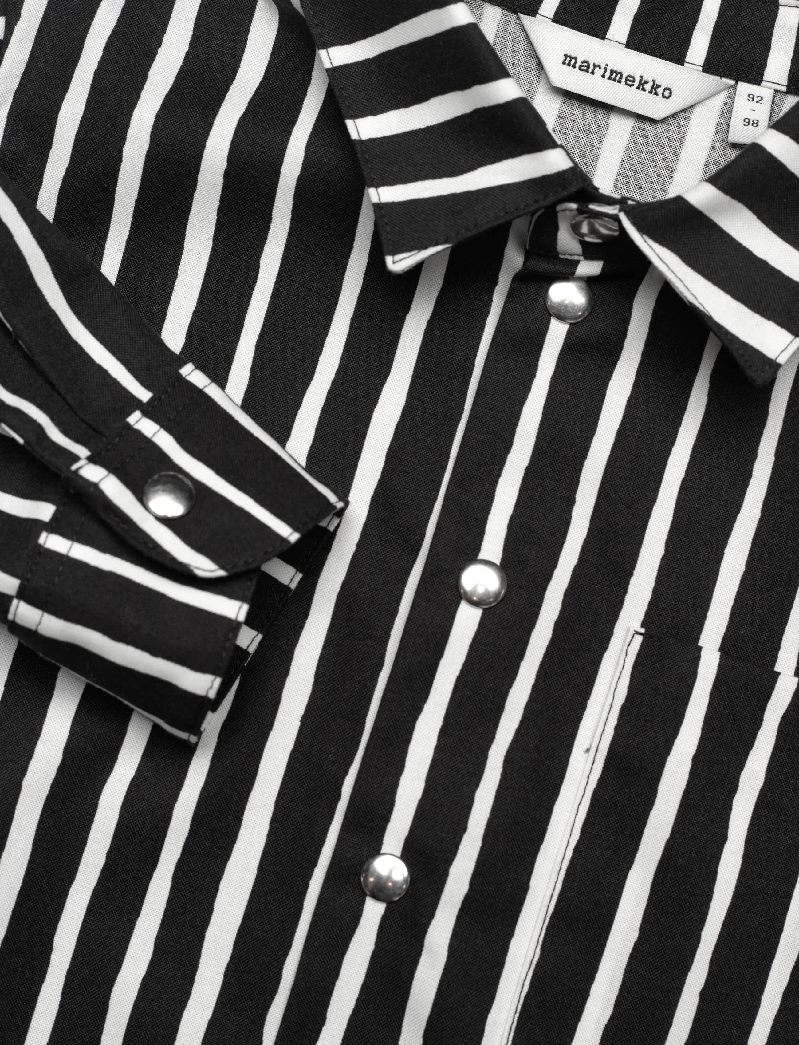 Marimekko - VINKKE PICCOLO - langerma skyrtur - black, white - 2